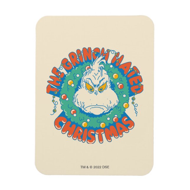 Imán Grinch Odió La Navidad (Vertical)