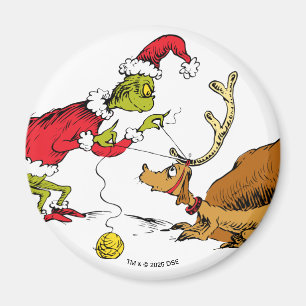 Imán Grinch Prepara a Max el Reno