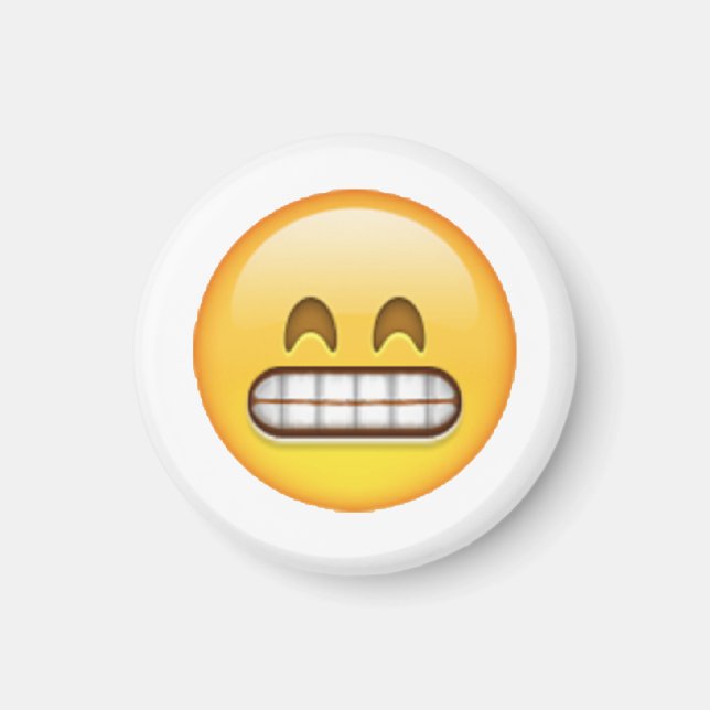 Imán Grinning - Emoji (Frente)