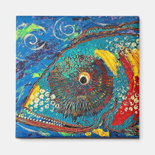 Imán Grinning Grouper Fish Magnet