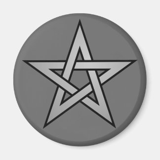 Imán Gris pentagrámico sobre gris