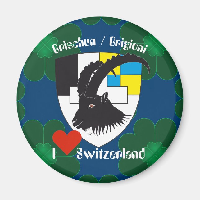 Imán Grischun Svizra Magnet (Frente)