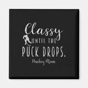 Imán Grita hasta que caiga el disco Mamá de hockey dive