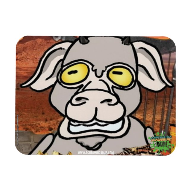 Imán ¡GRITANDO SOPA! Billy Magnet (Horizontal)