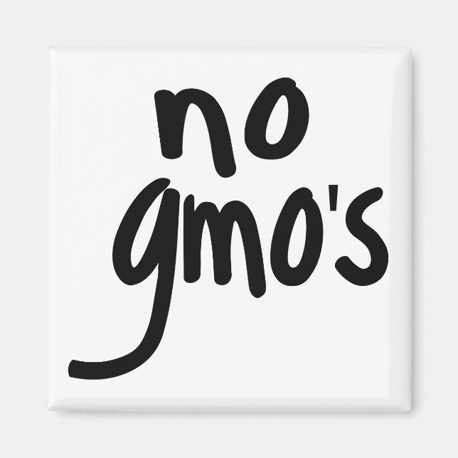 Imán Gritar que no hay OMG que proteja nuestros aliment (Frente)
