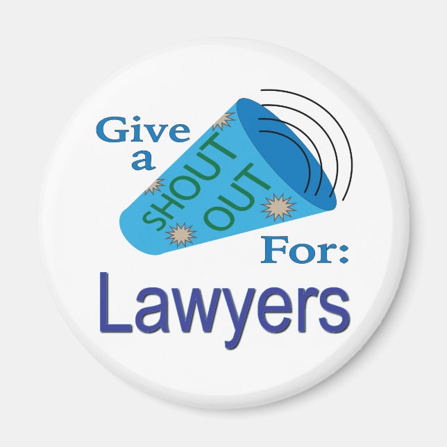 Imán Gritos a los abogados (Frente)