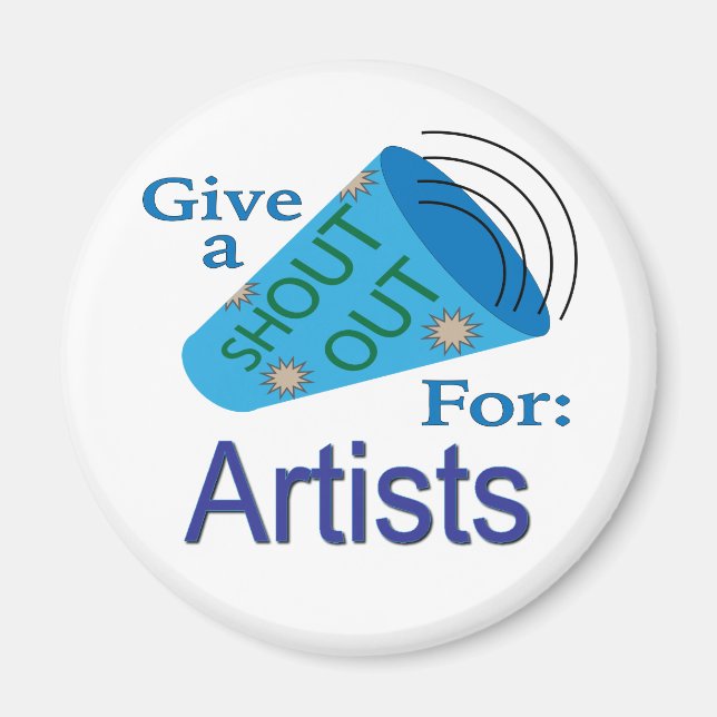 Imán Gritos a los artistas (Frente)