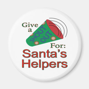 Imán Gritos a los ayudantes de Santa Claus