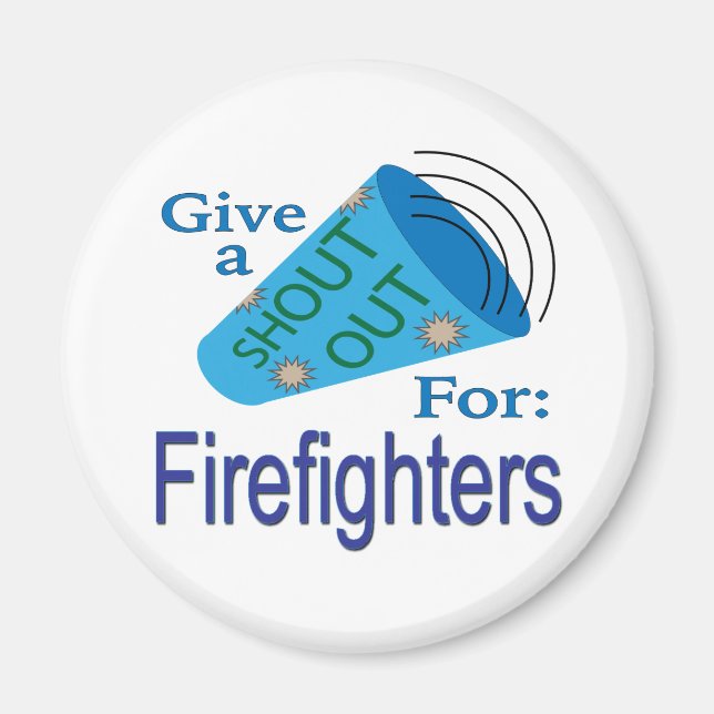 Imán Gritos a los bomberos (Frente)