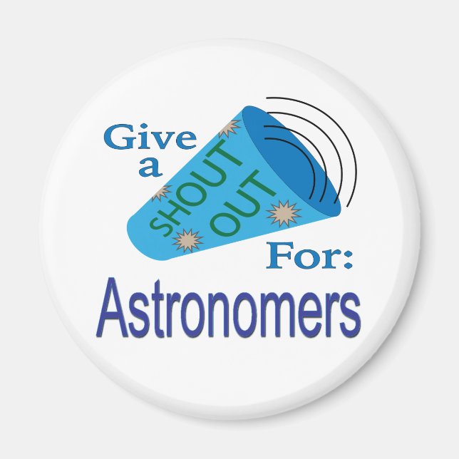Imán Gritos para astrónomos (Frente)