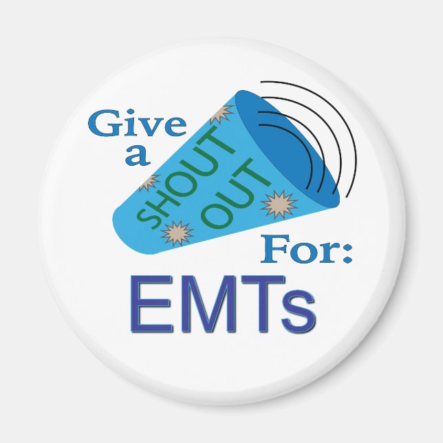 Imán Gritos para EMT (Frente)