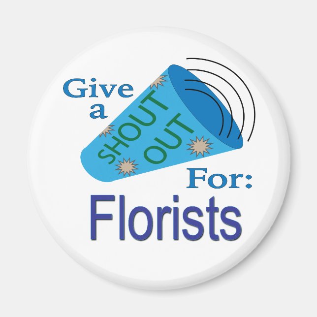 Imán Gritos para floristas (Frente)