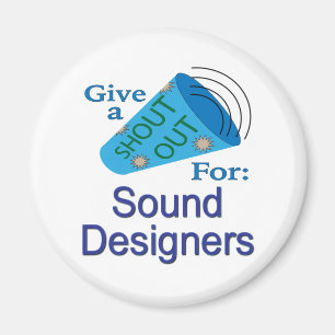 Imán Gritos para los diseñadores de sonido