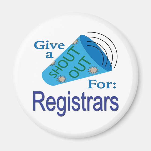 Imán Gritos para los registradores (Frente)