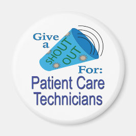 Imán Gritos para los técnicos de atención al paciente