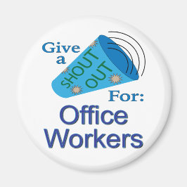 Imán Gritos para trabajadores de oficina