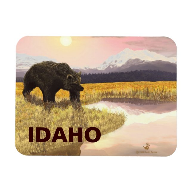 Imán Grizzly Pond (Horizontal)