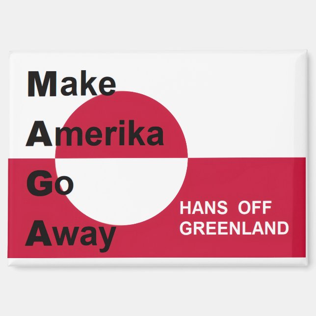 Imán Groenlandia independiente (Anverso)