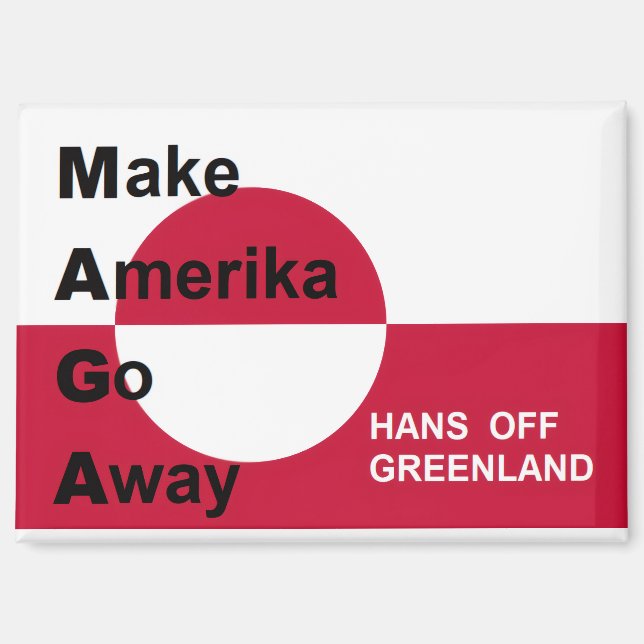 Imán Groenlandia independiente (Anverso)