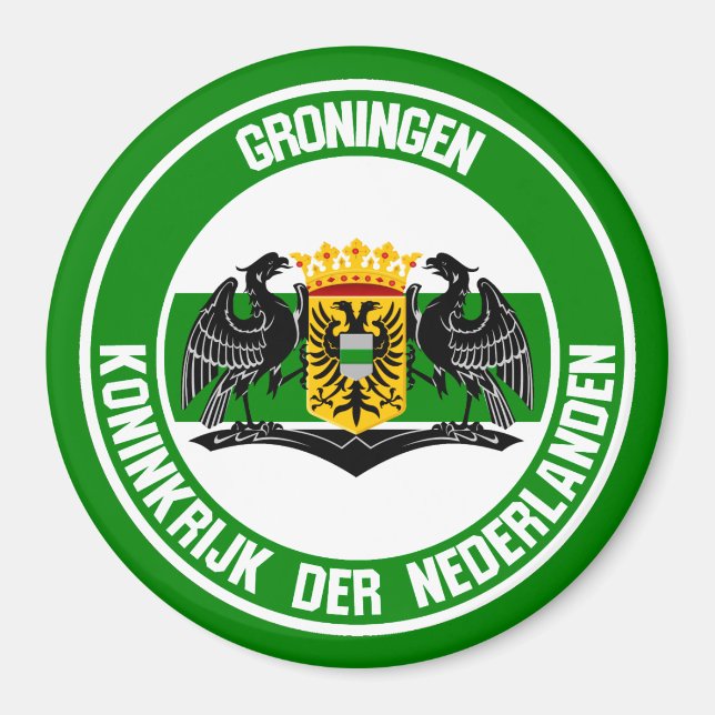 Imán Groningen Round Emblem (Frente)