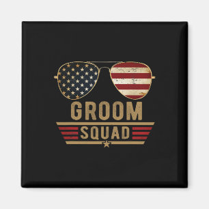 Imán Groom Squad Bacheler Party Groomsmen Boda Estados