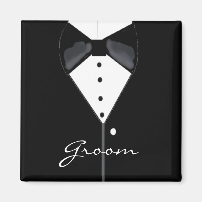 Imán Groom Tuxedo (Frente)