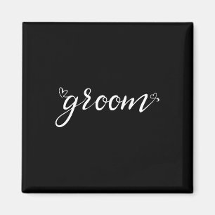 Imán Groom Y Bride Trajes De Coincidencia Boda Just Mar