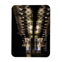 Imán 'Groot Vleeshuis', Gante, Bélgica de noche