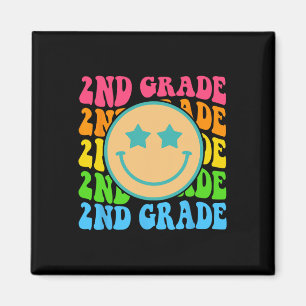 Imán Groovy 2º Grado Vibes Enfrenta A Profesores Retro