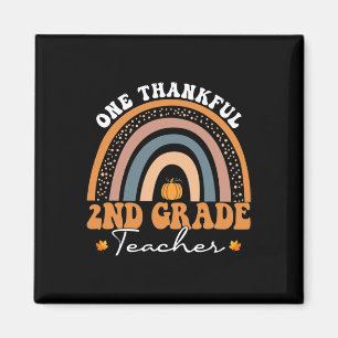 Imán Groovy Acción de Gracias de Maestra Groovy de 2º G