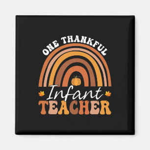 Imán Groovy Acción de Gracias Ra, profesor de infantes 