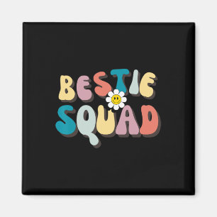 Imán Groovy Bestie Squad Besties Trip Besties Coincidie