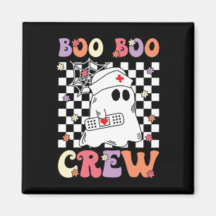 Imán Groovy Boo Boo Crew Enfermera Fantasma Paramédico