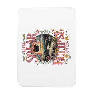 Imán Groovy Eclipse Solar Total Abril 8 2024 Astronomía