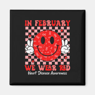 Imán Groovy En Febrero Usamos Rojo Para Enfermedades Ca
