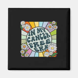 Imán Groovy En Mi Era Libre De Cáncer Cáncer De Mama