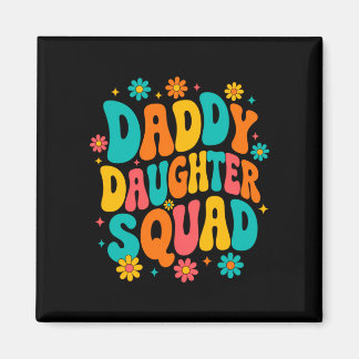 Imán Groovy equipo de papá e hija papá e hija