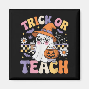 Imán Groovy Ghost Funny Halloween