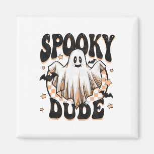 Imán Groovy Ghost Halloween Costume a los niños Bo
