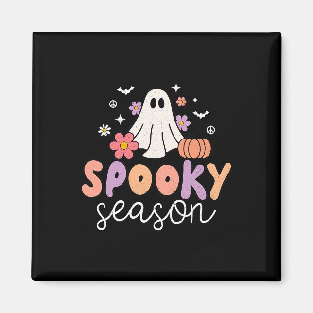 Imán Groovy Ghost Spooky Season (Frente)