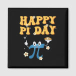 Imán Groovy Happy Pi Day Mathematics Teacher Pi Da<br><div class="desc">Groovy Happy Pi Day Mathematics Math Teacher Pi Day 3.14 1</div>