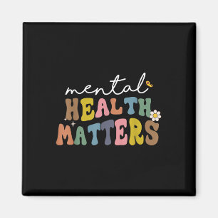 Imán Groovy Mental Health S Human Braille Awarene