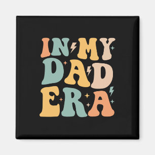 Imán Groovy retro en la era de mi papá padre y#; s Día