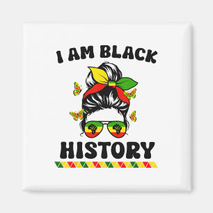Imán Groovy soy negro mes de la historia negra mujeres