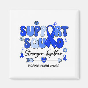 Imán Groovy Support Squad Cinta Azul Conciencia de Atax