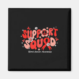 Imán Groovy Support Squad Cinta Roja Conciencia sobre e
