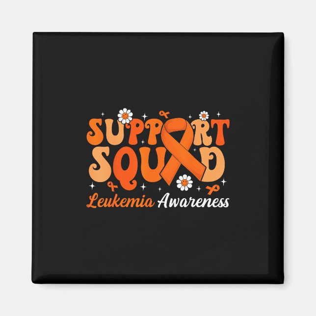Imán Groovy Support Squad Mes de Concientización sobre  (Frente)