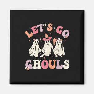 Imán Groovy Vamos Ghouls Halloween Fantasma Para