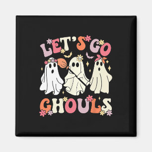 Imán Groovy Vamos Ghouls Halloween Fantasma Para
