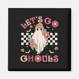 Imán Groovy Vamos Ghouls Halloween Fantasma Para
